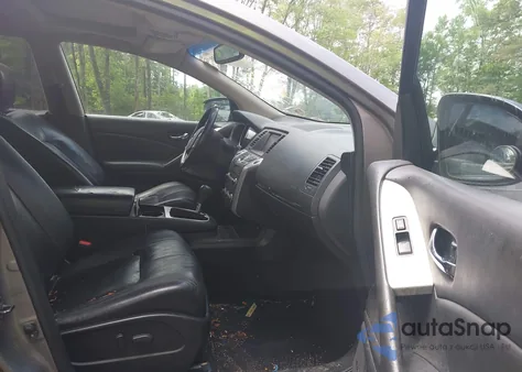 2010 Nissan Murano Sl из США, поврежденный, VIN JN8AZ1MW0AW133262